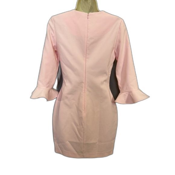 32 Likely pink dress with ruffled arm sleeves Size 4 - Picture 2 of 5
